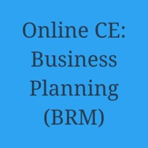 Online CE - Business Planning (BRM)