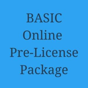 Basic Online Package - Pre-License
