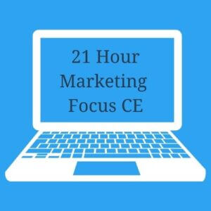 Online CE - 21 Hour Package - Marketing Focus
