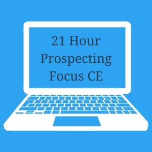 Online CE - 21 Hour Package - Prospecting Focus